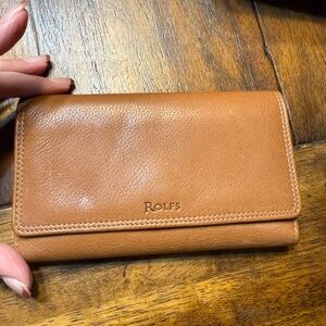 Rolfs Caramel Leather Wallet